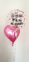 Cargar imagen en el visor de la galería, Arreglo globo burbuja - helio
