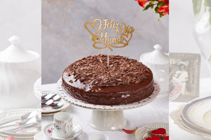 Torta de chocolate + Topper Día de la Madre