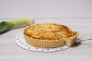Quiche de poro & tocino