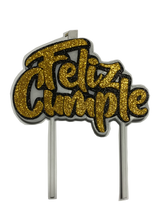 Cargar imagen en el visor de la galería, Vela Topper &quot;Feliz Cumple&quot;
