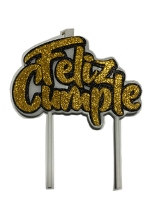Vela Topper "Feliz Cumple"