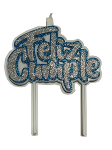 Vela Topper "Feliz Cumple"