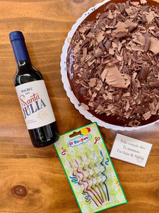 Pack torta de chocolate + Vino