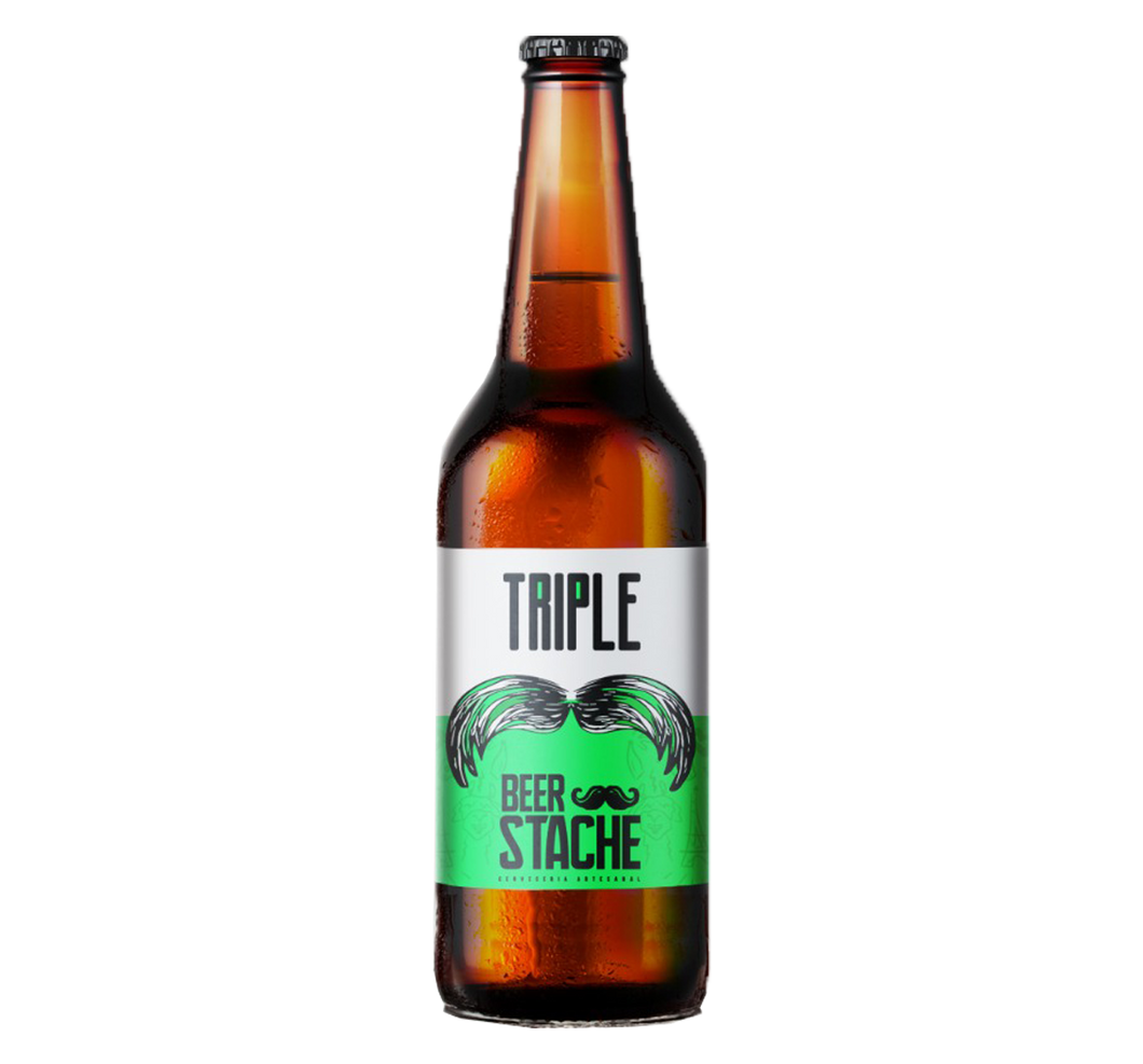 Cerveza artesanal Beer Stache - TRIPLE